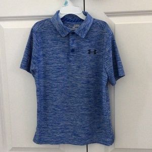 Boys Under Armour Golf Shirt Youth Small